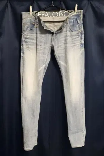 BUFFALO BOBS 스키니 데님 라이트 블루 사이즈 3