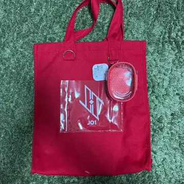 JO1 gigo 한정판 봉제 인형 파우치 토트백