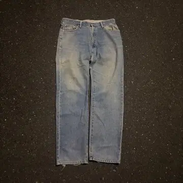 fade straight denim pants blue archive