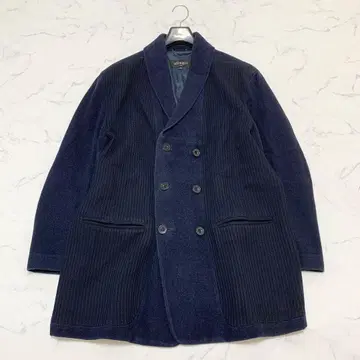 알레그리 울 자켓 코트 L 사이즈 네이비 니트 원단