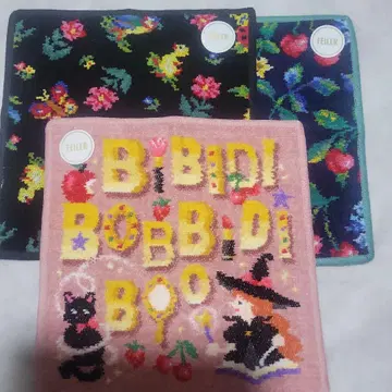 페이러 하이디 비비디바비디부 스윙 체리 손수건 3개 세트