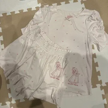 젤라토피케 gelato pique 슈퍼 마리오 피치 룸웨어 상하의 세트