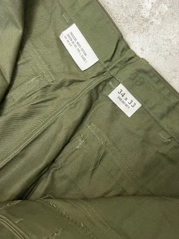 us army 베이커 팬츠 og-107 트윌 레어 데드스탁