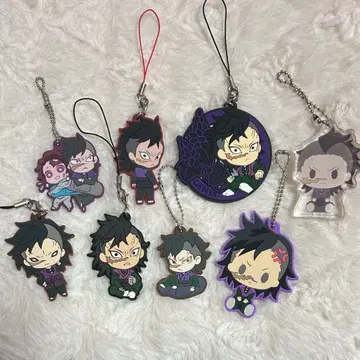 귀멸의 칼날 귀멸 시나즈가와 겐야 러버 스트랩 키링