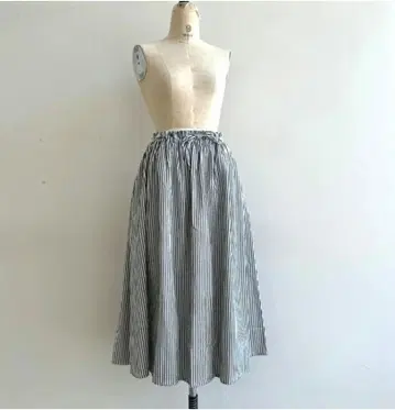 HACHITEN 오랜만의 스트라이프 스커트