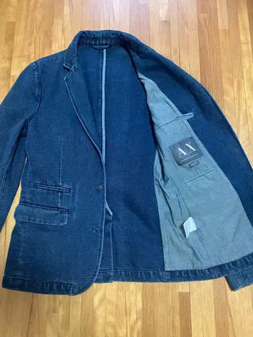 AX 알마니 익스체인지 테일러드 데님 자켓 S