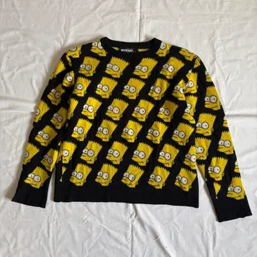 JEREMY SCOTT 바트 심슨 니트 스웨터