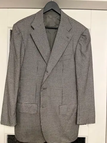 Kiton 캐시미어 체크 자켓 (IT52)