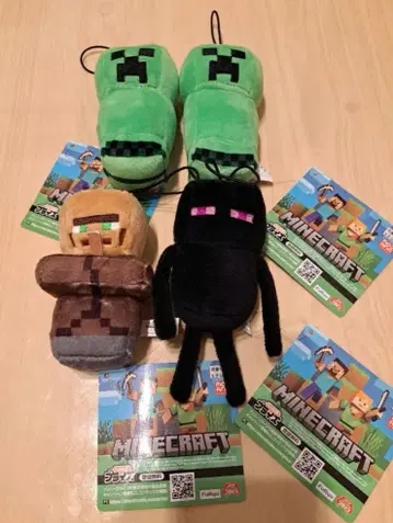 마인크래프트 모듬 마스코트 엔더맨 주민 크리퍼