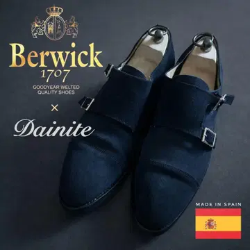 버윅 Berwick 더블 몽크 스웨이드 다이나이트 밑창