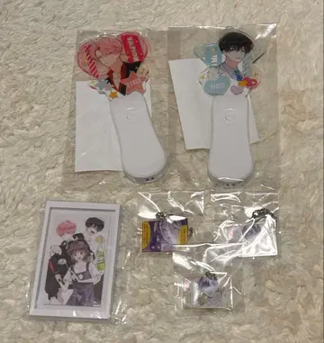 타몬군 지금 어느 쪽!? 만복 가챠 B상 아크릴 응원봉 후쿠하라 타몬