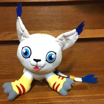 디지몬 어드벤처 봉제 인형 테일몬 당시품 레어품