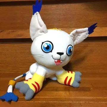 디지몬 어드벤처 봉제 인형 테일몬 당시품 레어품