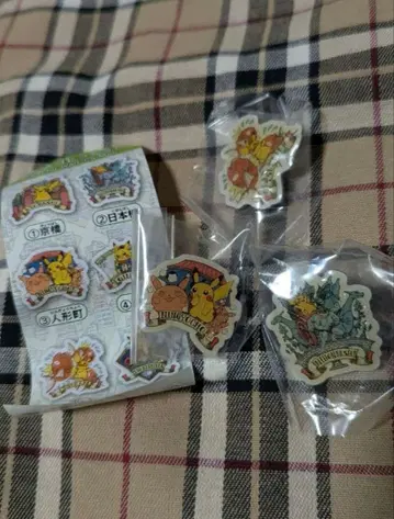 포켓몬 센터 도쿄 DX 핀즈 컬렉션 3개