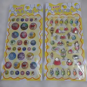 계란 발 통통 씰 2종류 입체 씰 [새상품] 봉봉 드롭 씰 사양