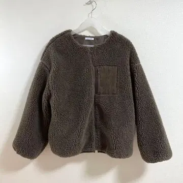 OLIVE des OLIVE 보아 자켓 브라운