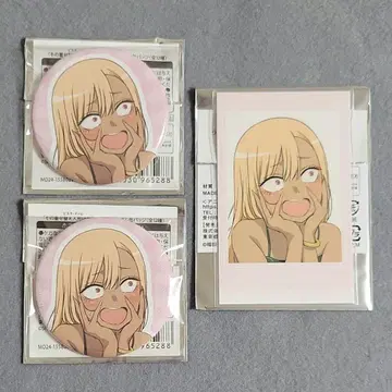 그 비스크 돌은 사랑을 한다 키타가와 마린 캔뱃지 & 카드