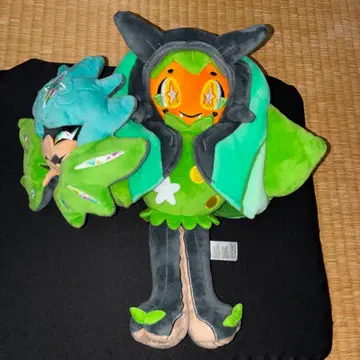 포켓몬 센터 오리지널 봉제 인형 오가폰(초록 가면)