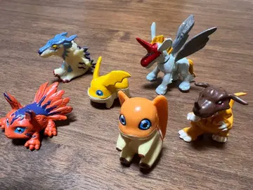 디지몬 어드벤처 피규어 6체 세트