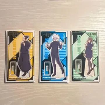 주술회전 패밀리마트 아크릴 스탠드 고죠 나츠유 이에이리