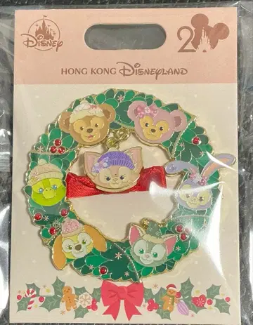 홍콩 디즈니랜드 한정판 더피 핀 배지