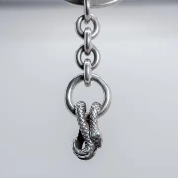 GARNI 가르니 뱀 모티브 실버 키링