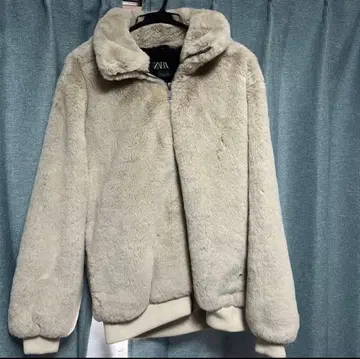 Zara 자라 퍼 자켓 보아 자켓 M 사이즈