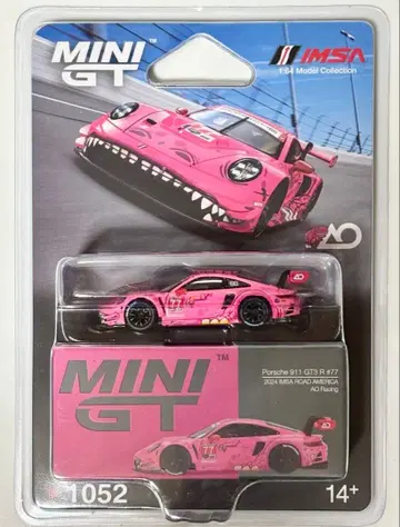 (1점) MINI GT 1/64 포르쉐 911 GT3R #77 2024