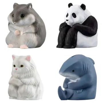 마치보케 말랑 저금통 햄스터 팬더 고양이 상어