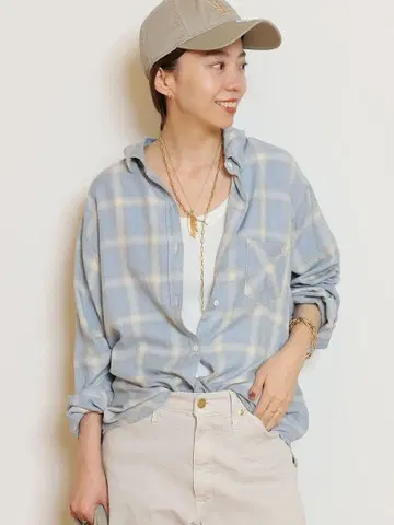 REMI RELIEF/레미릴리프 ] RAYON 체크 셔츠