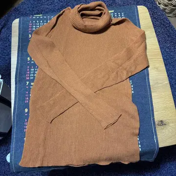 이치 앤티크 코튼 리브 니트