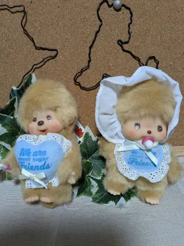 정품 택 포함 새상품 스위트 슈가 몽치치 키체인 2개 세트