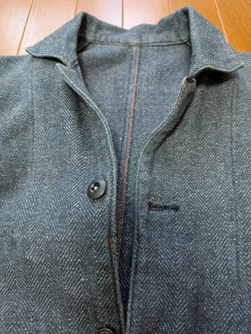 KATO 카토 입체 재단 3D 데님 자켓 커버올 L