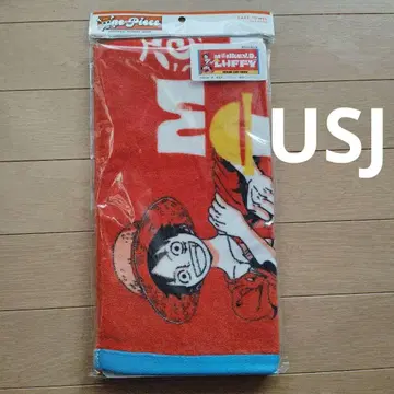 원피스 USJ 루피 페이스 타월 유니버셜 스튜디오 새상품