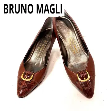 BRUNO MAGLI 블루노마리 브라운 펌프스 22.5cm