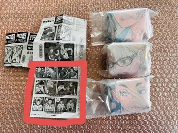 하이큐 더블 비주얼 파우치 가챠가챠 3종