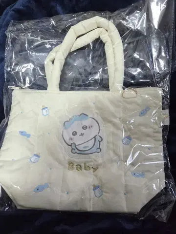 치이카와 베이비 Chiikawa Baby 퀼팅 토트백 하치와레