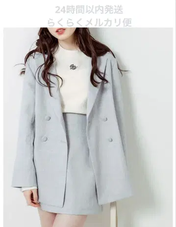 OLIVE des OLIVE 롱 테일러드 자켓 스커트 셋업