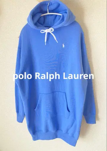 폴로 랄프로렌 맨투맨 후드티 원피스 속기모 스카이블루 블루