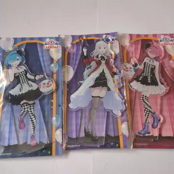 리제로 에밀리아 렘 라무 아크릴 스탠드