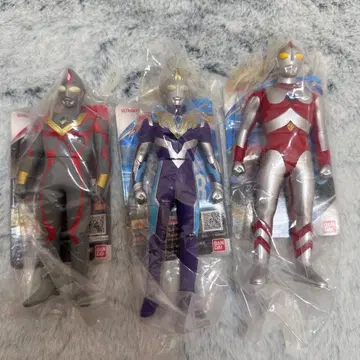 울트라맨 트리거 172 - 82 & 15 타입 소프트 비닐 3체 세트