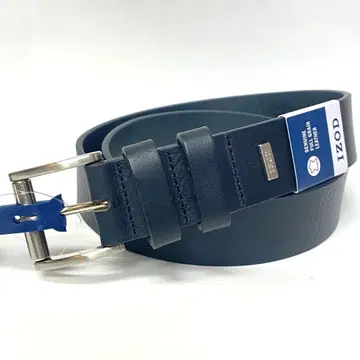 4 새상품 IZOD 아이조드 고급 가죽 벨트 남성용 블랙