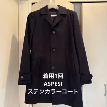 ASPESI 스텐카라 코트 XS 블랙