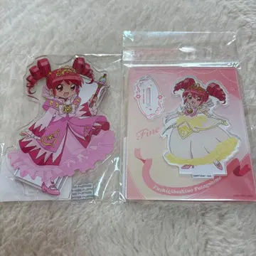 신비한 별의 쌍둥이 공주 파인 아크릴 스탠드 2점