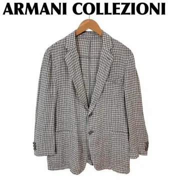 아르마니 꼴레지오니 린넨 블렌드 테일러드 자켓