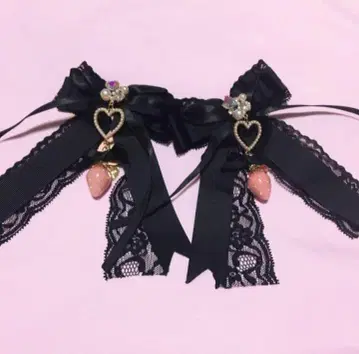 레어! LIZ LISA 리즈리사 스트로베리 헤어 클립 딸기 딸기 블랙