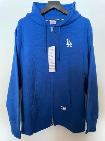 LA 다저스 와플 더블 지퍼 후드티 L