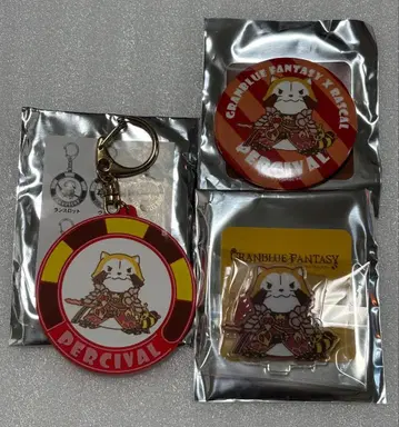 그랑블루 판타지 라스칼 콜라보 미니 아크릴 스탠드 캔뱃지 키링 퍼시벌