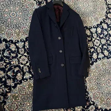 스틸레 라티노 네이비 체스터 코트