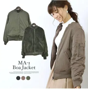 여성용 MA-1 리버서블 자켓 아우터 블루종 바이크 의류